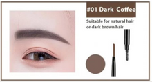 Load image into Gallery viewer, DOUBLE ENDED EYEBROW PENCIL WITH BRUSH