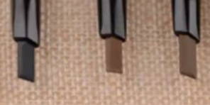 DOUBLE ENDED EYEBROW PENCIL WITH BRUSH