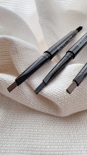 DOUBLE ENDED EYEBROW PENCIL WITH BRUSH