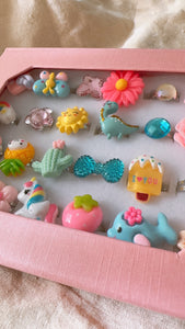 SUPER CUTE 24PCS KISDS RING SET