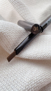 DOUBLE ENDED EYEBROW PENCIL WITH BRUSH