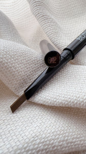 DOUBLE ENDED EYEBROW PENCIL WITH BRUSH