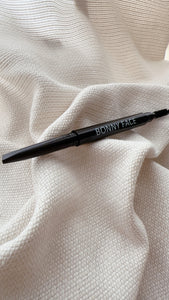 DOUBLE ENDED EYEBROW PENCIL WITH BRUSH