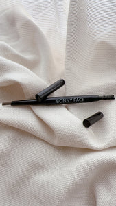 DOUBLE ENDED EYEBROW PENCIL WITH BRUSH