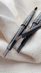 DOUBLE ENDED EYEBROW PENCIL WITH BRUSH