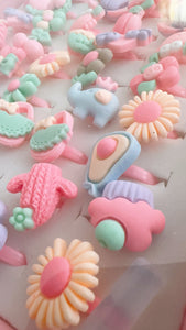 KIDS PASTEL 50PCS RING SET