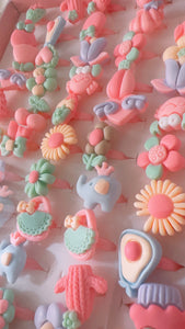 KIDS PASTEL 50PCS RING SET